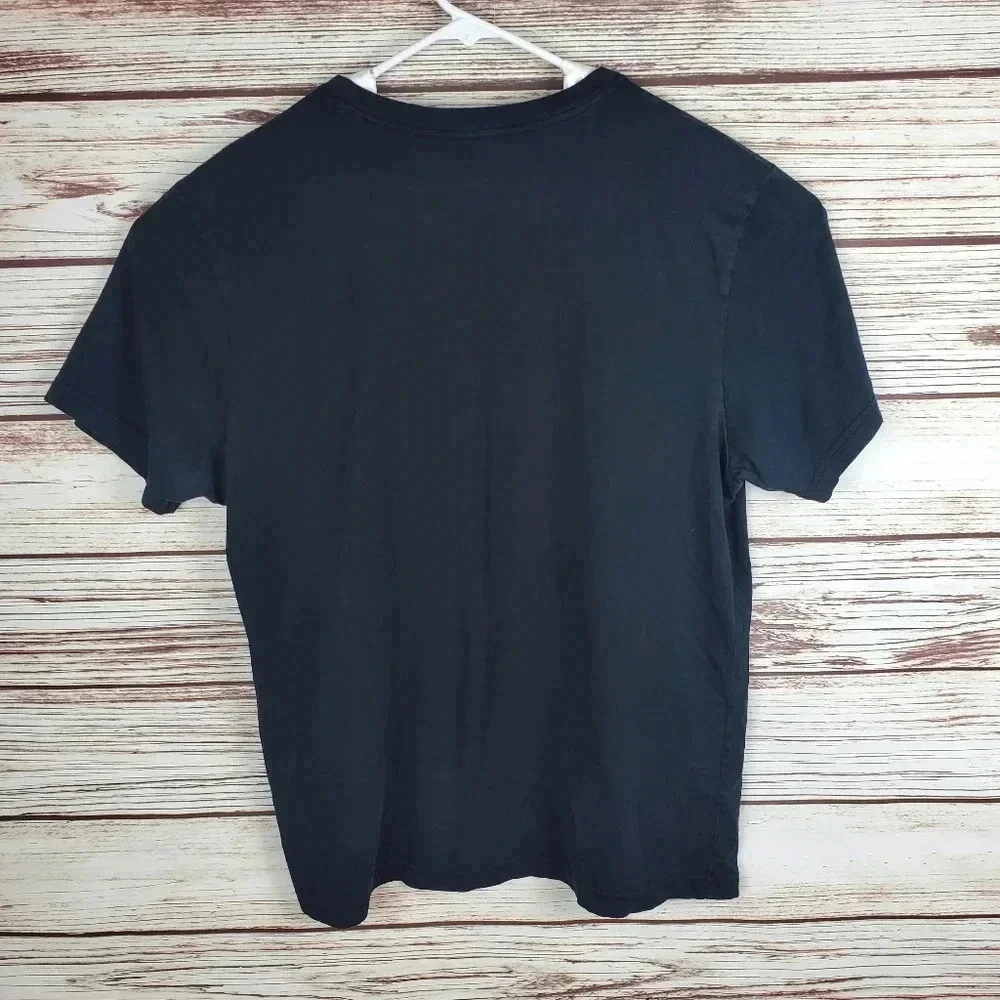 Psycho Bunny Mens Size 6/Large Black Classic V-Neck Short Sleeve Shirt       #21 - Picture 6 of 7
